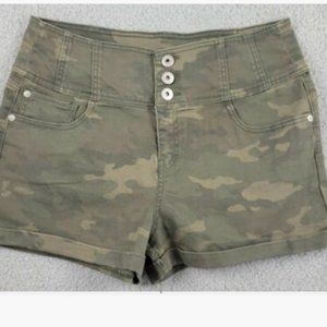 Demin Camo Shorts